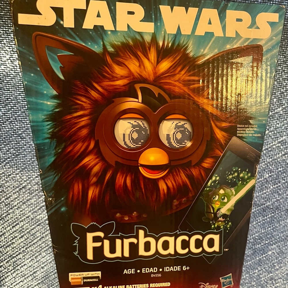 Star Wars Furby Furbacca with Black and Green Features